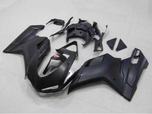 2007-2014 Ducati 848 Motorcycle Fairings - Matte Black UK