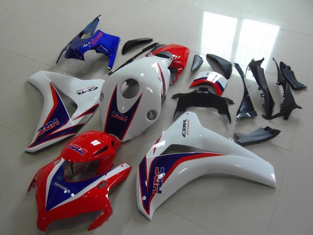 2008-2011 Honda CBR1000RR Motorcycle Fairing - White Red Blue HRC UK