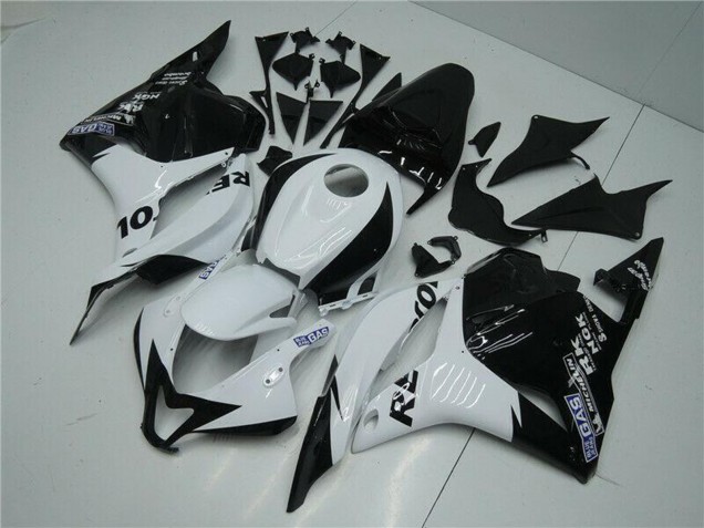 2009-2012 Honda CBR600RR Motorcycle Fairing - White Glossy Black Repsol UK