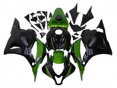 2009-2012 Honda CBR600RR Motorcycle Fairings - Black Green UK