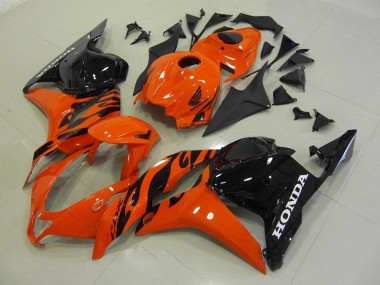 2009-2012 Honda CBR600RR Motorcycle Fairing - Orange Glossy Black UK