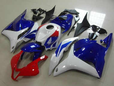 2009-2012 Honda CBR600RR Motorcycle Fairing - White Red Blue UK