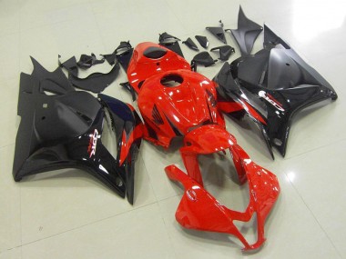 2009-2012 Honda CBR600RR Motorcycle Fairings - Red Glossy Black Matte Black OEM Style UK