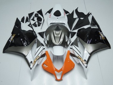 2009-2012 Honda CBR600RR Motorcycle Fairings - White Silver Orange Glossy Black UK