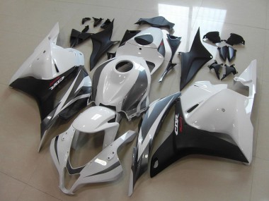 2009-2012 Honda CBR600RR Motorcycle Fairings - White Grey Matte Black UK