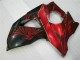 2009-2016 Suzuki GSXR 1000 Motorcycle Fairings - Red Glossy Black UK