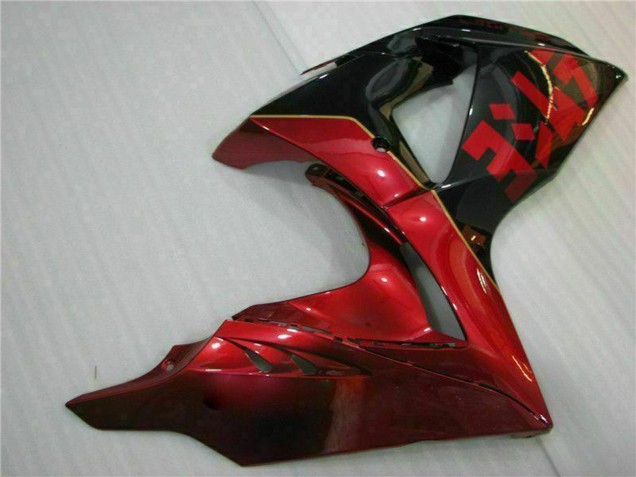2009-2016 Suzuki GSXR 1000 Motorcycle Fairings - Red Glossy Black UK