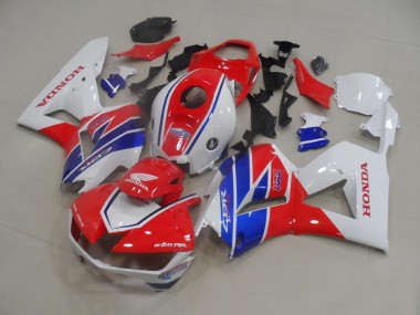 2013-2023 Honda CBR600RR Motorcycle Fairings - White Red Blue TT Legends UK