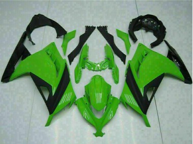 2013-2024 Kawasaki Ninja 300 EX300R Motorcycle Fairings - Green Black UK