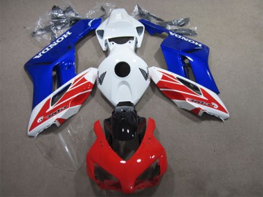 2004-2005 Honda CBR1000RR Bike Fairings - White Red Blue UK