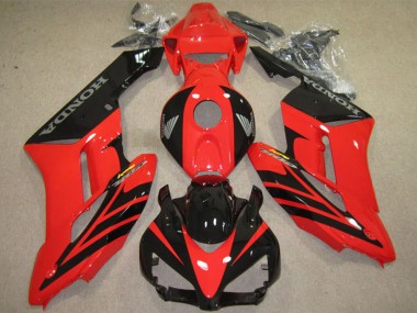 2004-2005 Honda CBR1000RR Motorcycle Fairings - Red Glossy Black Fireblade UK