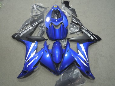 2004-2005 Honda CBR1000RR Motorcycle Fairings - Blue White Matte Black UK