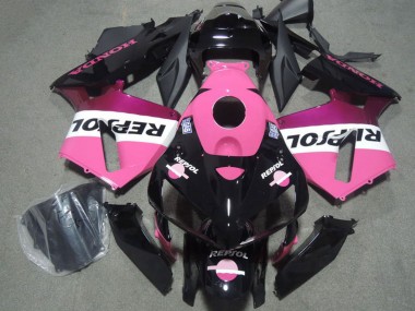 2004-2005 Honda CBR1000RR Motorcycle Fairings - Pink White Glossy Black Repsol UK