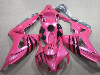 2006-2007 Honda CBR1000RR Motorcycle Fairings - Pink Black Monster UK