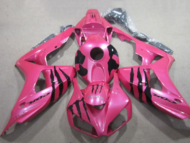 2006-2007 Honda CBR1000RR Motorcycle Fairings - Pink Black Monster UK