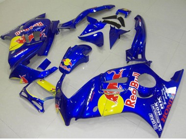 1995-1996 Honda CBR600 F3 Motorcycle Fairings - Blue Yellow Red Bull UK