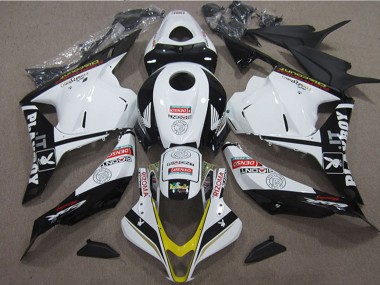 2009-2012 Honda CBR600RR Motorcycle Fairings - White Yellow Glossy Black Rizoma Playboy UK