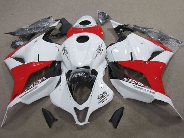 2009-2012 Honda CBR600RR Motorcycle Fairings Kits - White Red Glossy Black UK
