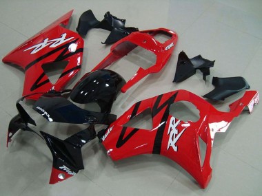 2002-2003 Honda CBR900RR 954 Motorcycle Fairings - Red Glossy Black Stripe UK