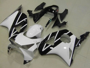 2002-2003 Honda CBR900RR 954 Motorcycle Fairing - White Glossy Black UK