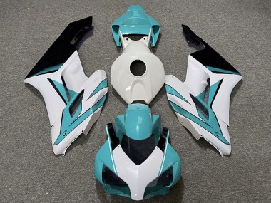 2004-2005 Honda CBR1000RR Motorcycle Fairings - White Cyan Blue Glossy Black UK