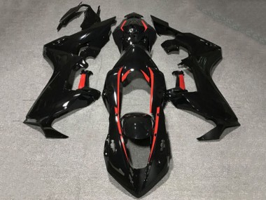 2017-2023 Honda CBR1000RR Motorcycle Fairings - Glossy Black with Red Lining UK