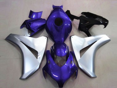2008-2011 Honda CBR1000RR Motorcycle Fairings - Silver Blue UK