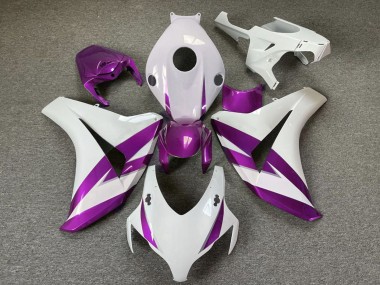 2008-2011 Honda CBR1000RR Motorcycle Fairings - White Purple UK