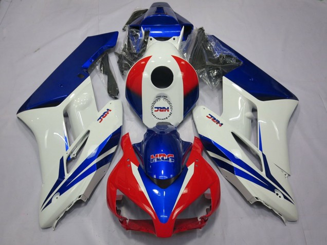 2004-2005 Honda CBR1000RR Motorcycle Fairings - White Blue Red HRC OEM Style UK