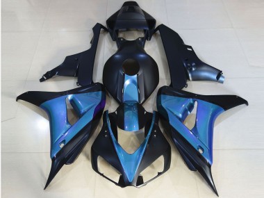 2006-2007 Honda CBR1000RR Motorcycle Fairings - Light Blue Matte Dark Blue UK