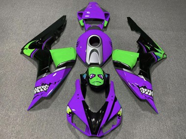 2006-2007 Honda CBR1000RR Motorcycle Fairings - Purple Silver Green Glossy Black Shark UK