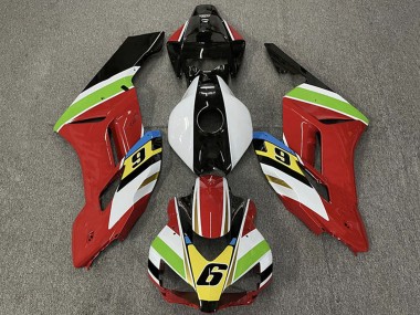2004-2005 Honda CBR1000RR Motorcycle Fairings - White Red Green Yellow Glossy Black 6 UK