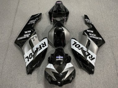 2004-2005 Honda CBR1000RR Motorcycle Fairings - Silver White Glossy Black Repsol UK