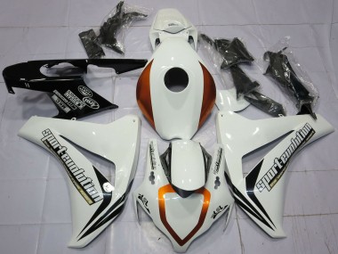 2008-2011 Honda CBR1000RR Motorcycle Fairings - White Red Glossy Black Sport Evolution UK