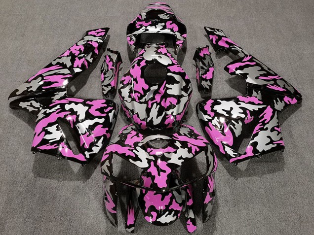 2005-2006 Honda CBR600RR Motorcycle Fairings - Camouflage Light Pink UK