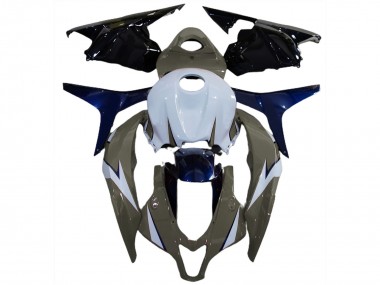 2009-2012 Honda CBR600RR Motorcycle Fairings - White Grey Blue Glossy Black UK