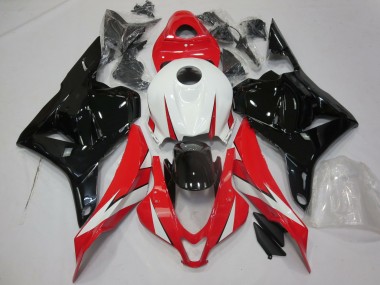 2009-2012 Honda CBR600RR Motorcycle Fairings - White Red Glossy Black UK