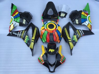 2009-2012 Honda CBR600RR Motorcycle Fairings - HP Color Wheel 99 UK