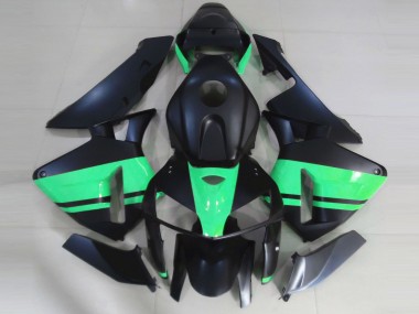 2005-2006 Honda CBR600RR Motorcycle Fairings - Matte Black Special Green UK