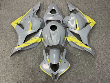 2009-2012 Honda CBR600RR Motorcycle Fairings - Nardo Grey Yellow UK