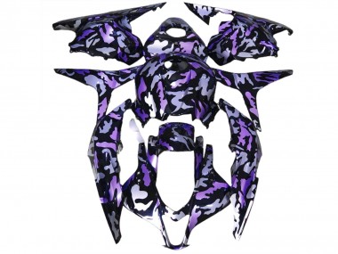 2009-2012 Honda CBR600RR Motorcycle Fairing - Purple Silver Camouflage UK