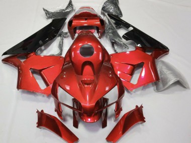 2005-2006 Honda CBR600RR Motorcycle Fairings - Red Black CBR Style UK