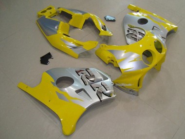 1990-1998 Honda CBR250RR Motorcycle Fairings - Silver Yellow UK