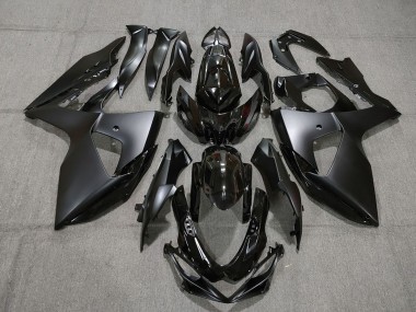 2009-2016 Suzuki GSXR 1000 Motorcycle Fairings - Glossy Black Matte Black UK