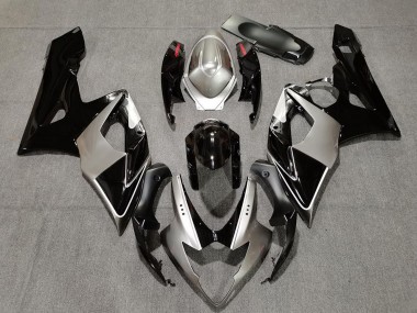 2005-2006 Suzuki GSXR 1000 Motorcycle Fairings - Silver Black Red UK