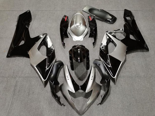 2005-2006 Suzuki GSXR 1000 Motorcycle Fairings - Silver Black Red UK