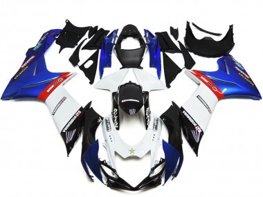 2011-2024 Suzuki GSXR 600 / GSXR 750 Abs Motorcycle Fairings - Blue White Red UK