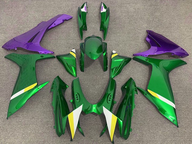 2011-2024 Suzuki GSXR 600 / GSXR 750 Motorcycle Fairings - Green Purple White Yellow UK