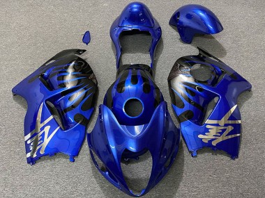 1996-2007 Suzuki GSXR 1300 Motorcycle Fairings - Deep Blue and Black UK