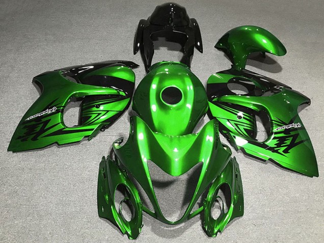 2008-2020 Suzuki GSXR 1300 Motorcycle Fairing - Glossy Green Black UK